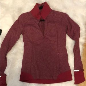 Pink lululemon size 4 zip up!